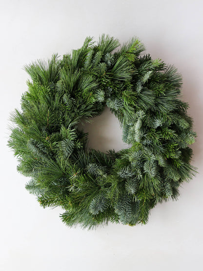 'Simply Foliage' - Luxury Fresh Christmas Door Wreath