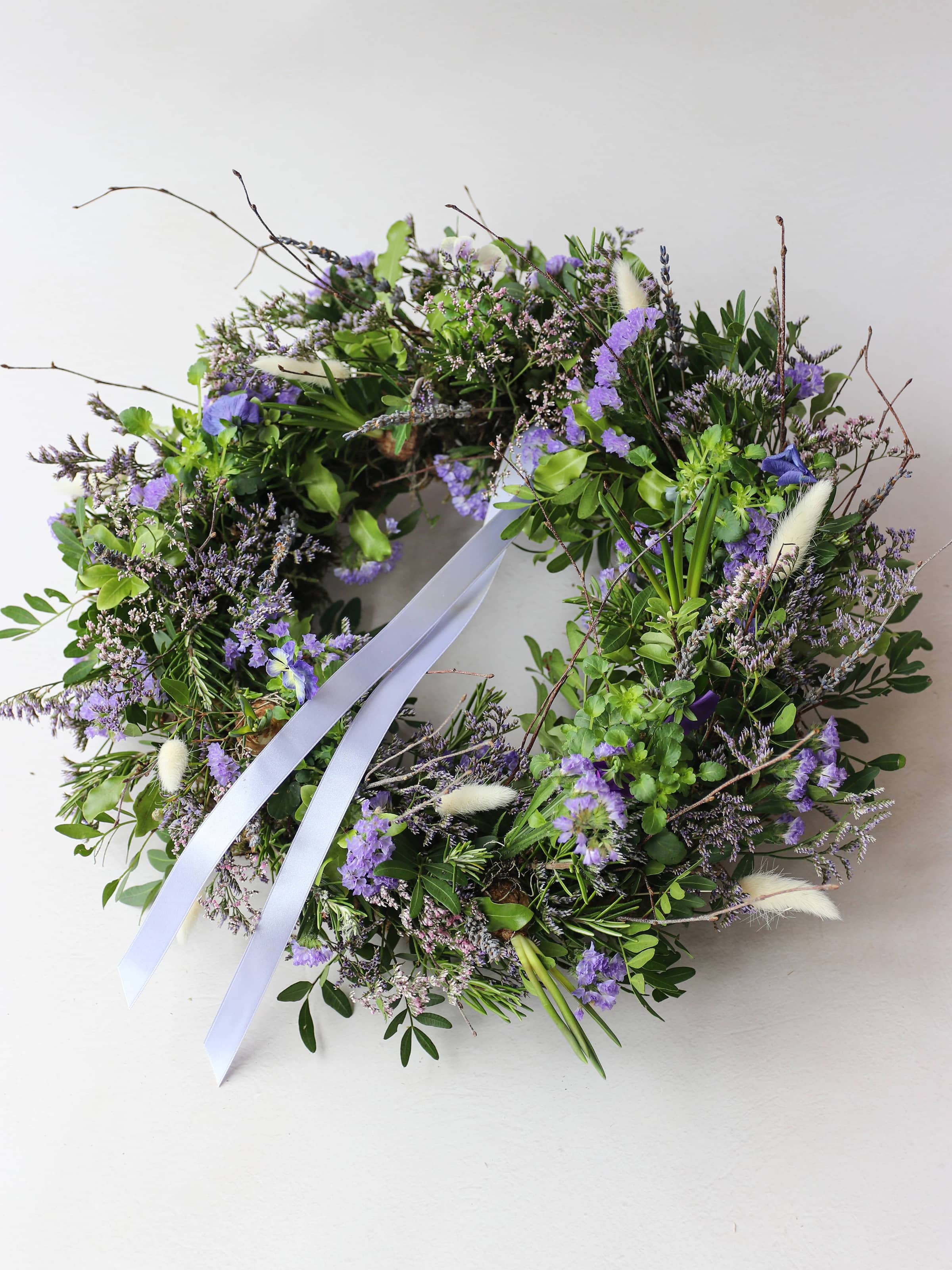 16" Purple & Lilac Spring Wreath